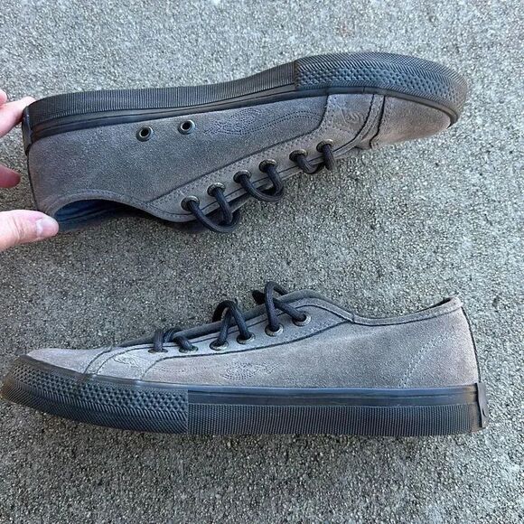 Ed Hardy Gas Leak Suede Sneakers Women’s Sz 8 - Picture 13 of 13